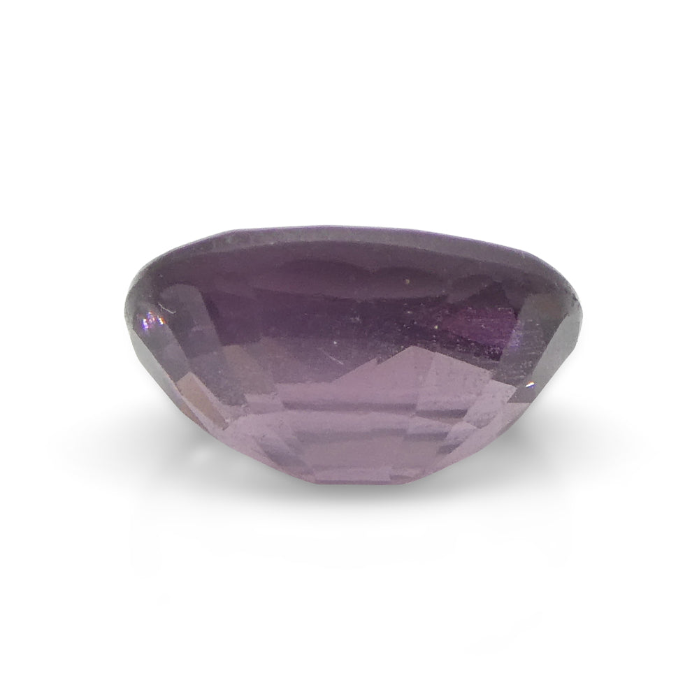 1.46ct Oval Purplish-Pink Sapphire from Umba, Tanzania - Skyjems Wholesale Gemstones