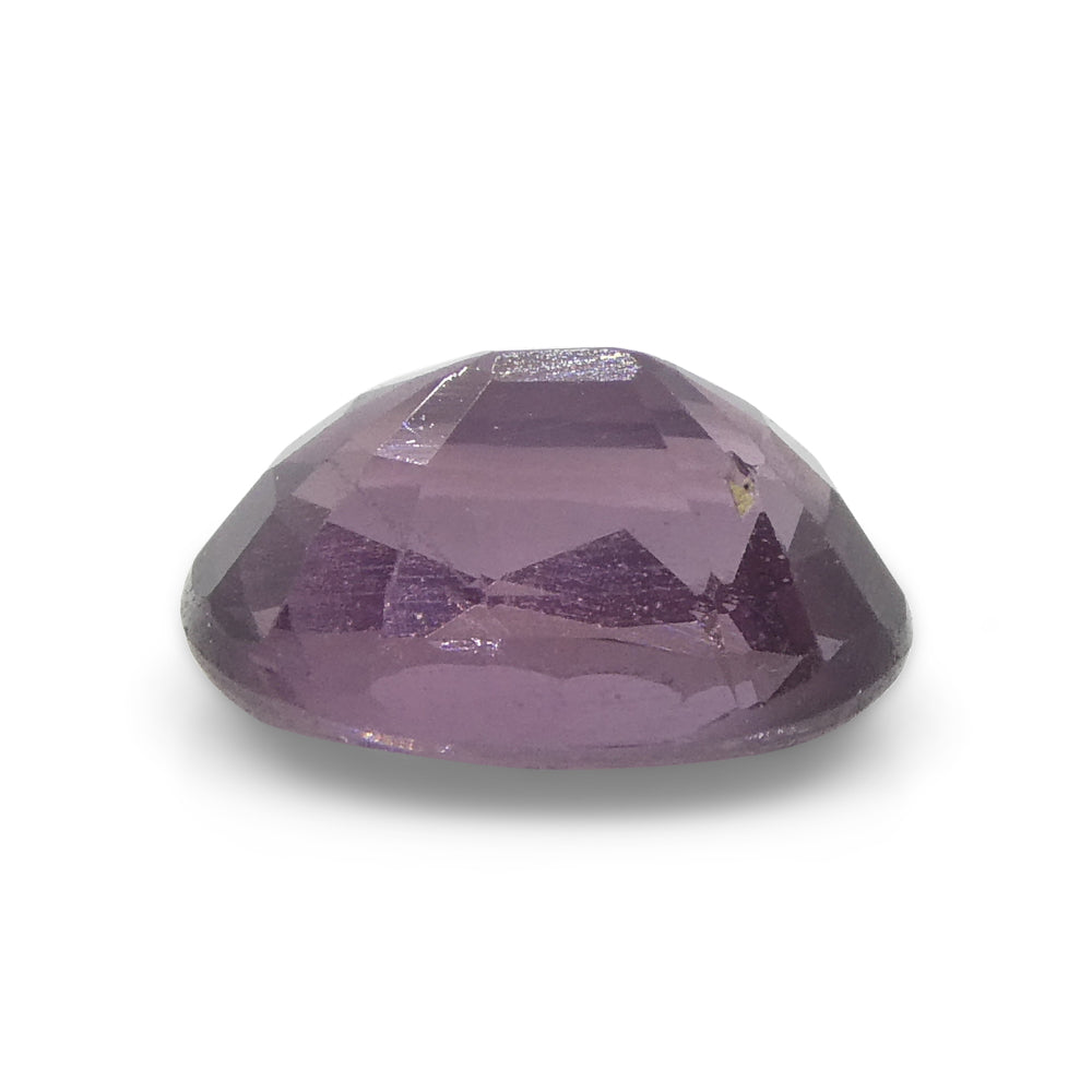 1.46ct Oval Purplish-Pink Sapphire from Umba, Tanzania - Skyjems Wholesale Gemstones