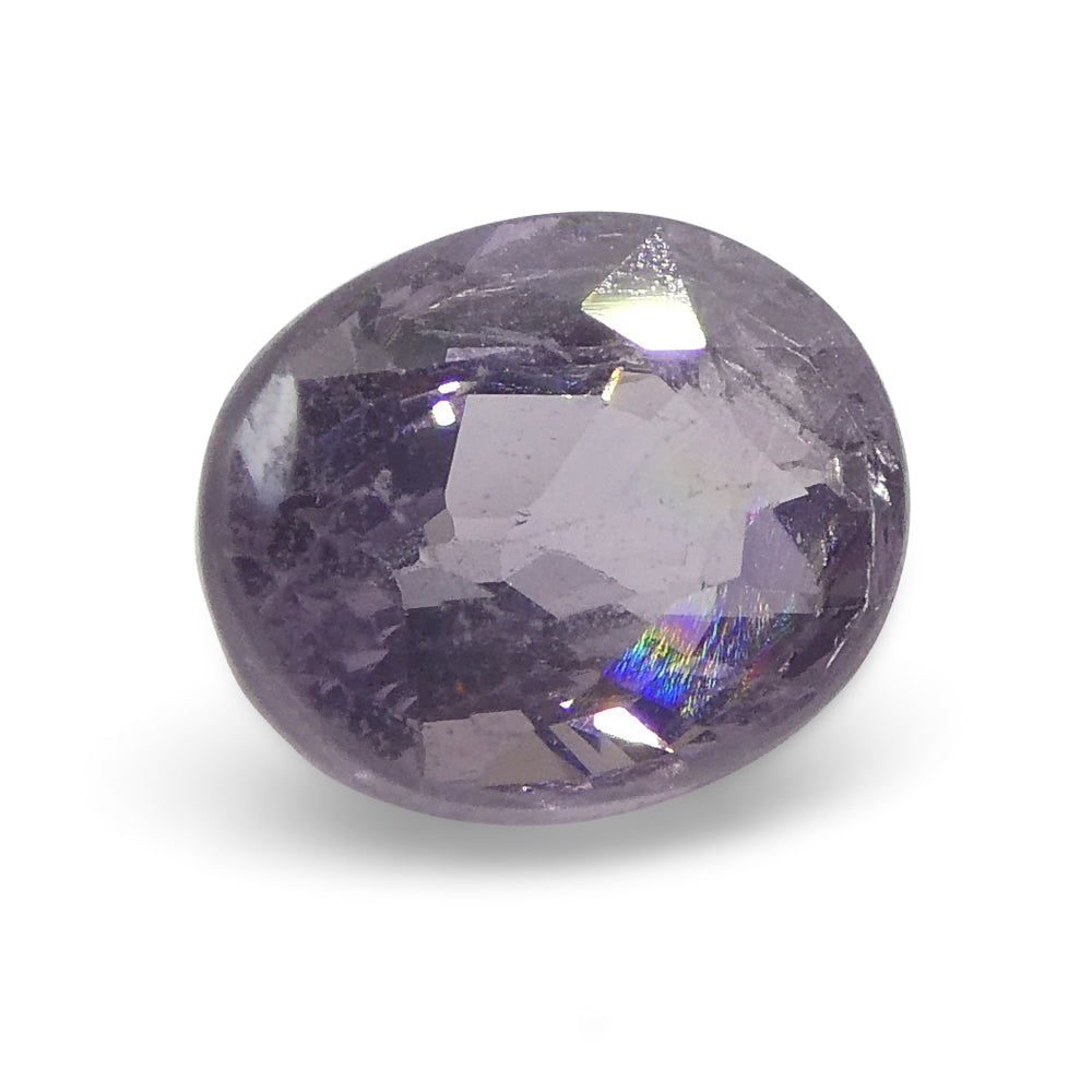 1.4ct Oval Bluish-Purple Sapphire from Umba, Tanzania - Skyjems Wholesale Gemstones