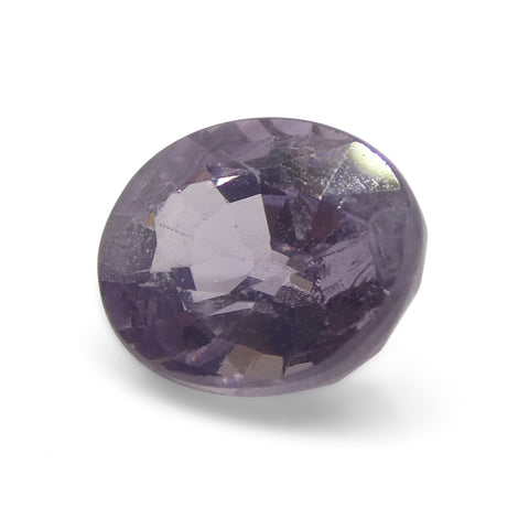 1.4ct Oval Bluish-Purple Sapphire from Umba, Tanzania, Unheated