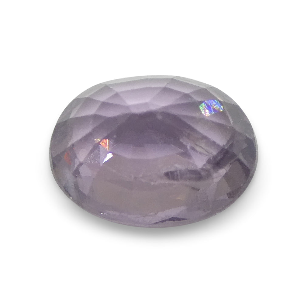 1.4ct Oval Bluish-Purple Sapphire from Umba, Tanzania - Skyjems Wholesale Gemstones