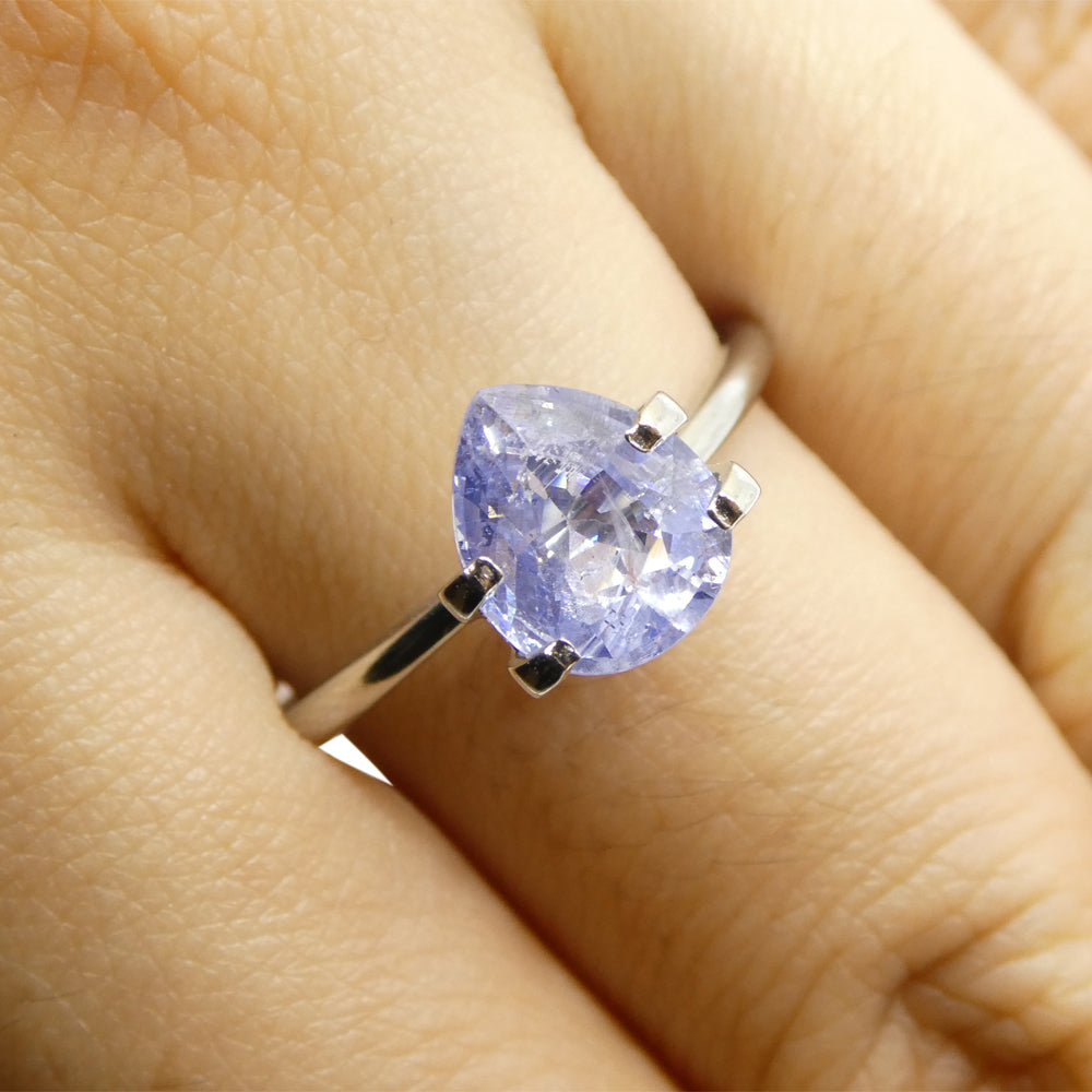 Purplish blue clearance sapphire