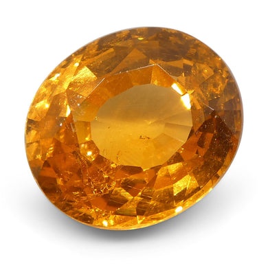 3.09 ct Oval Vivid Fanta Orange Spessartite/Spessartine Garnet - Skyjems Wholesale Gemstones