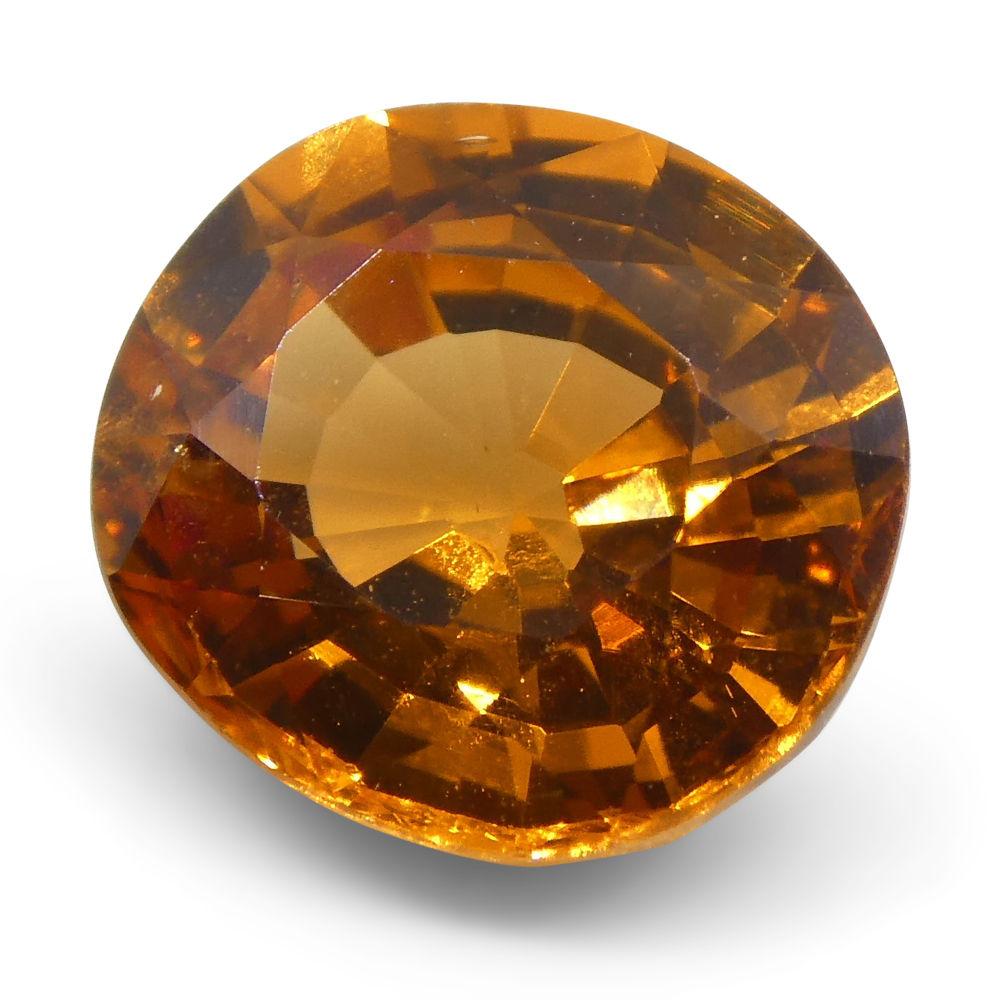 1.98 ct Oval Vivid Fanta Orange Spessartite/Spessartine Garnet - Skyjems Wholesale Gemstones