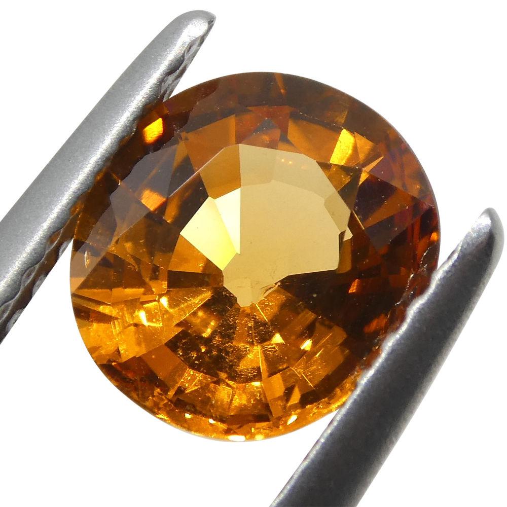 1.98 ct Oval Vivid Fanta Orange Spessartite/Spessartine Garnet - Skyjems Wholesale Gemstones