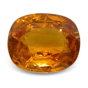 1.85 ct Cushion Vivid Fanta Orange Spessartite/Spessartine Garnet - Skyjems Wholesale Gemstones