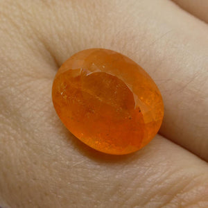 15.14ct Oval Fanta Orange Spessartite/Spessartine Garnet - Skyjems Wholesale Gemstones