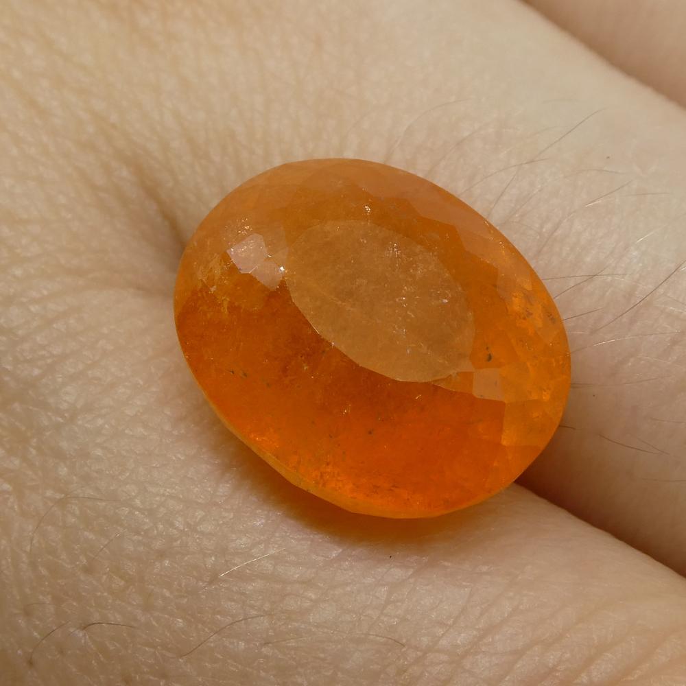 15.14ct Oval Fanta Orange Spessartite/Spessartine Garnet - Skyjems Wholesale Gemstones