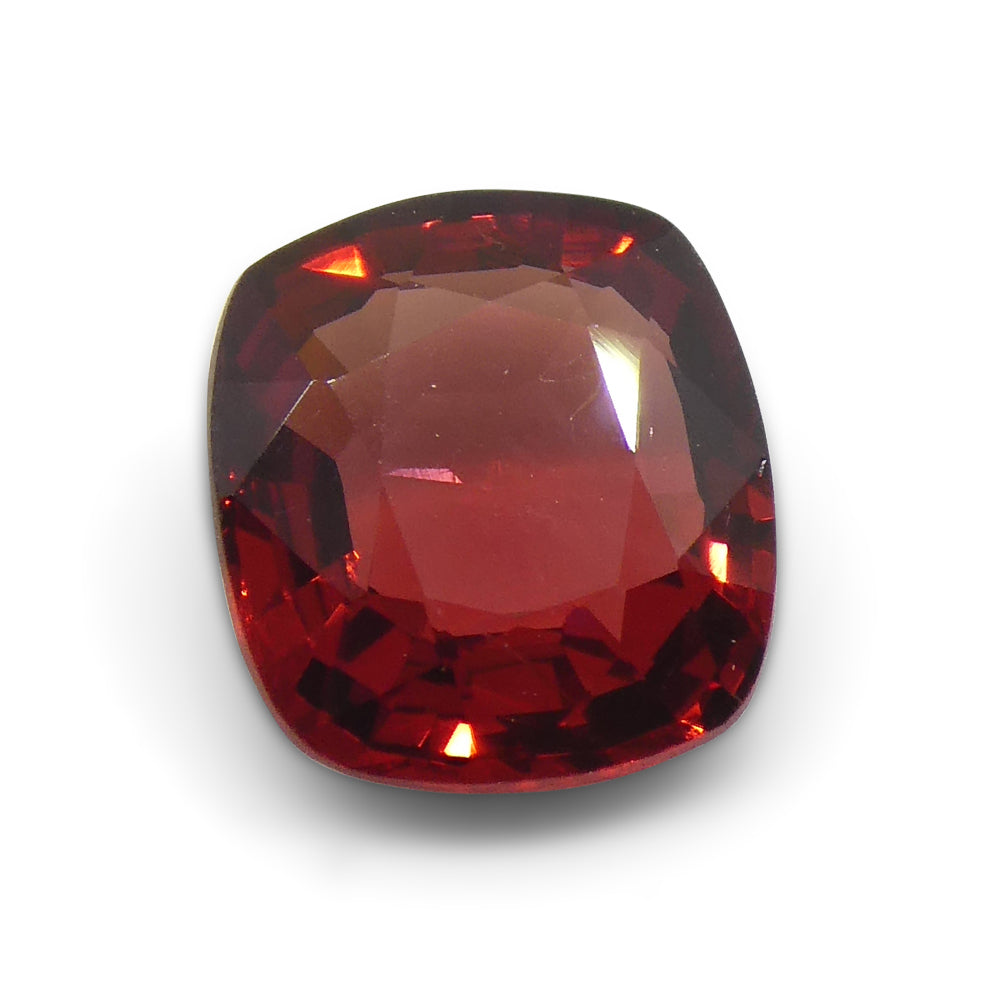 1.1ct Cushion Red Jedi Spinel from Sri Lanka, rare gem by SkyJems, premium unheated Ceylon gemstone for collectors