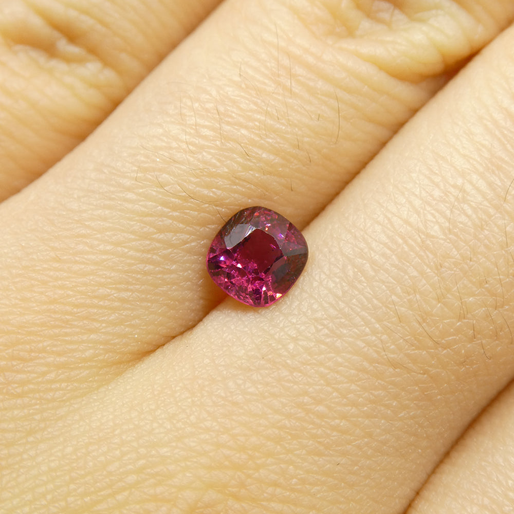 0.99ct Cushion Red Jedi Spinel from Sri Lanka - Skyjems Wholesale Gemstones