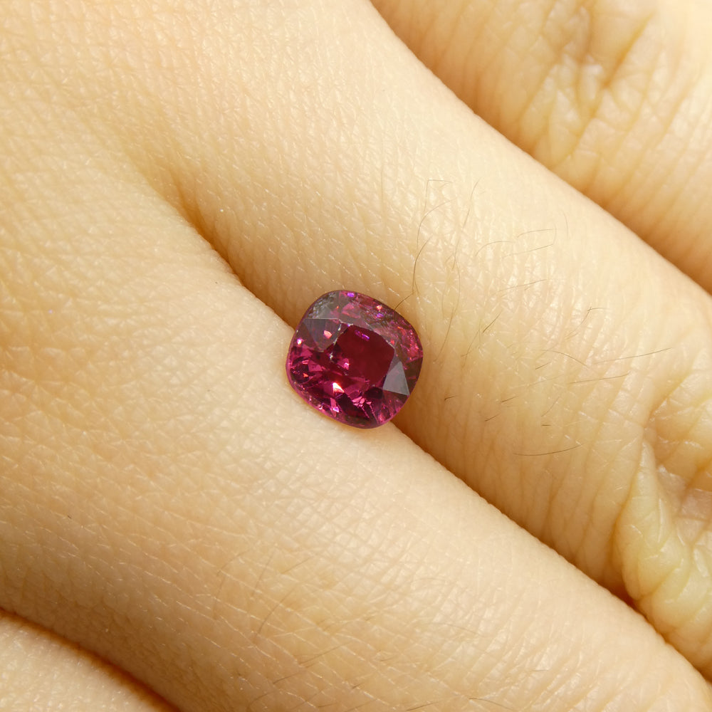 0.99ct Cushion Red Jedi Spinel from Sri Lanka - Skyjems Wholesale Gemstones