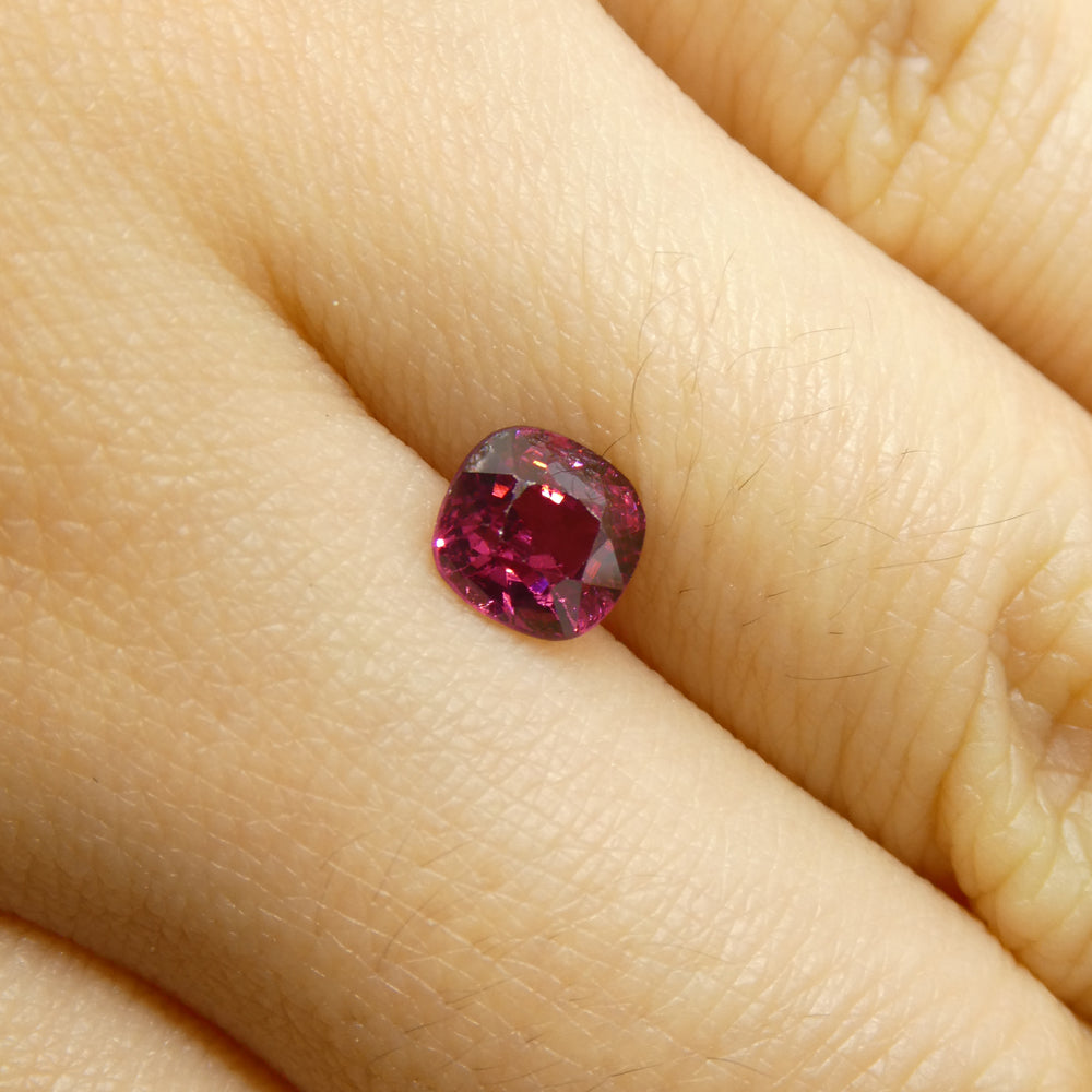 0.99ct Cushion Red Jedi Spinel from Sri Lanka - Skyjems Wholesale Gemstones