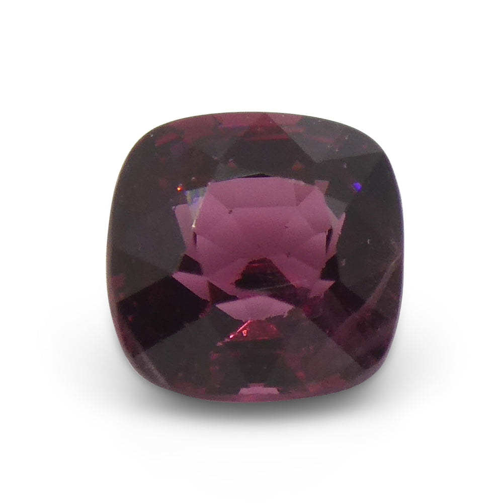 0.95ct Cushion Red Jedi Spinel from Sri Lanka, vibrant pinkish-red gemstone by SkyJems, premium Canadian colored gem speciali