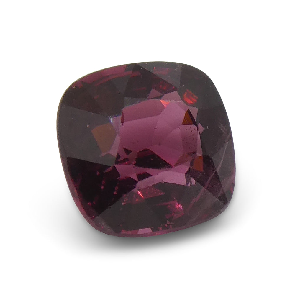0.95ct Cushion Red Jedi Spinel from Sri Lanka, vibrant pinkish-red gem by SkyJems, premium Canadian colored gemstone speciali
