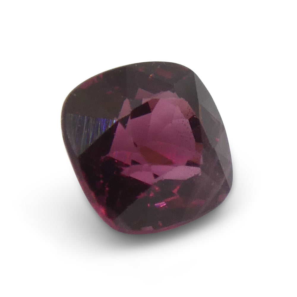 0.95ct Cushion Red Jedi Spinel from Sri Lanka, vibrant pinkish-red gemstone by SkyJems, premium Canadian colored gem speciali