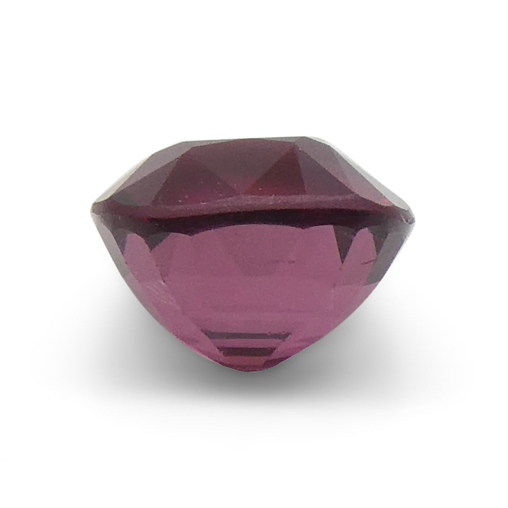 0.95ct Cushion Red Jedi Spinel from Sri Lanka, vibrant pinkish-red gemstone by SkyJems, premium Canadian colored gem speciali