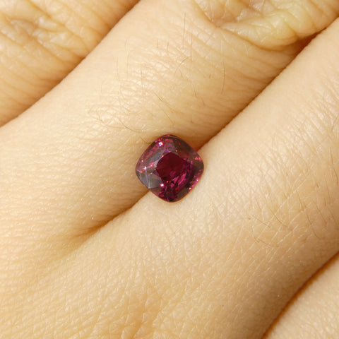 0.95ct Cushion Red Jedi Spinel from Sri Lanka