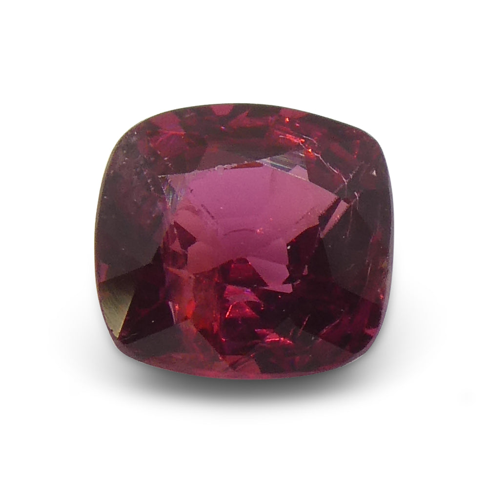 Jedi Spinel 0.84 cts 5.53 x 5.20 x 3.53 Cushion Red  $680