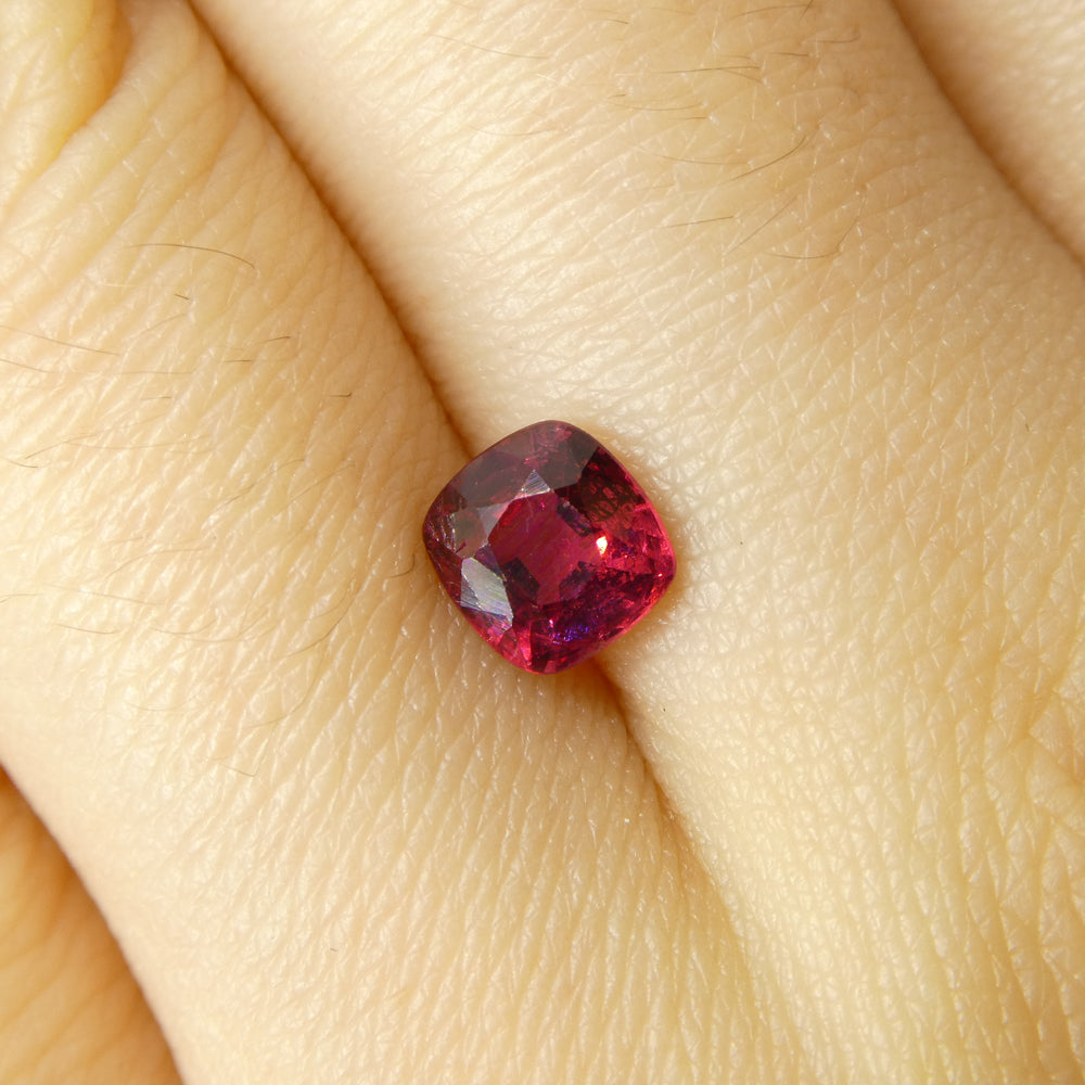 0.84ct Cushion Red Jedi Spinel from Sri Lanka - Skyjems Wholesale Gemstones