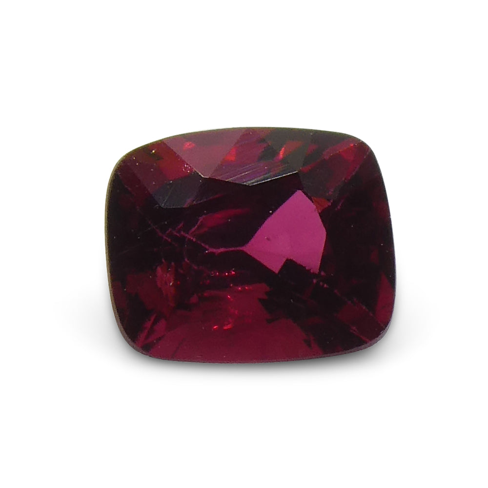 0.84ct Cushion Red Jedi Spinel from Sri Lanka - Skyjems Wholesale Gemstones