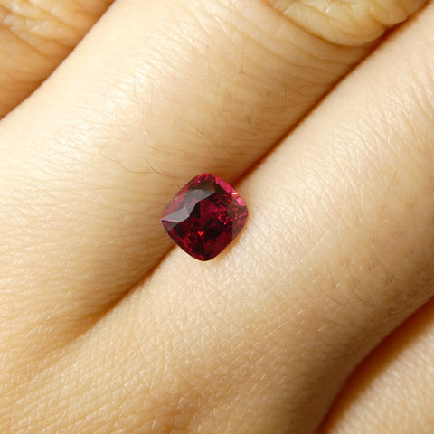 0.69ct Cushion Red Jedi Spinel from Sri Lanka