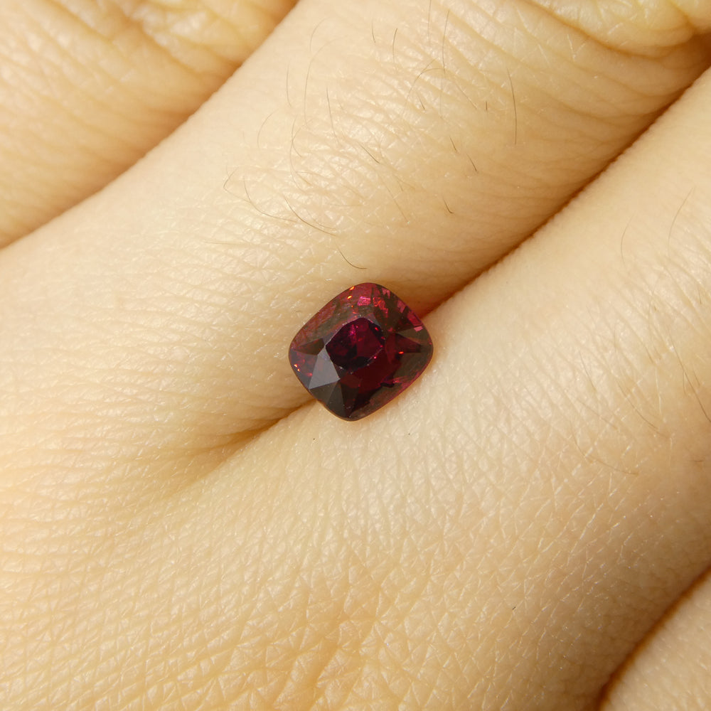 0.9ct Cushion Red Jedi Spinel from Sri Lanka - Skyjems Wholesale Gemstones