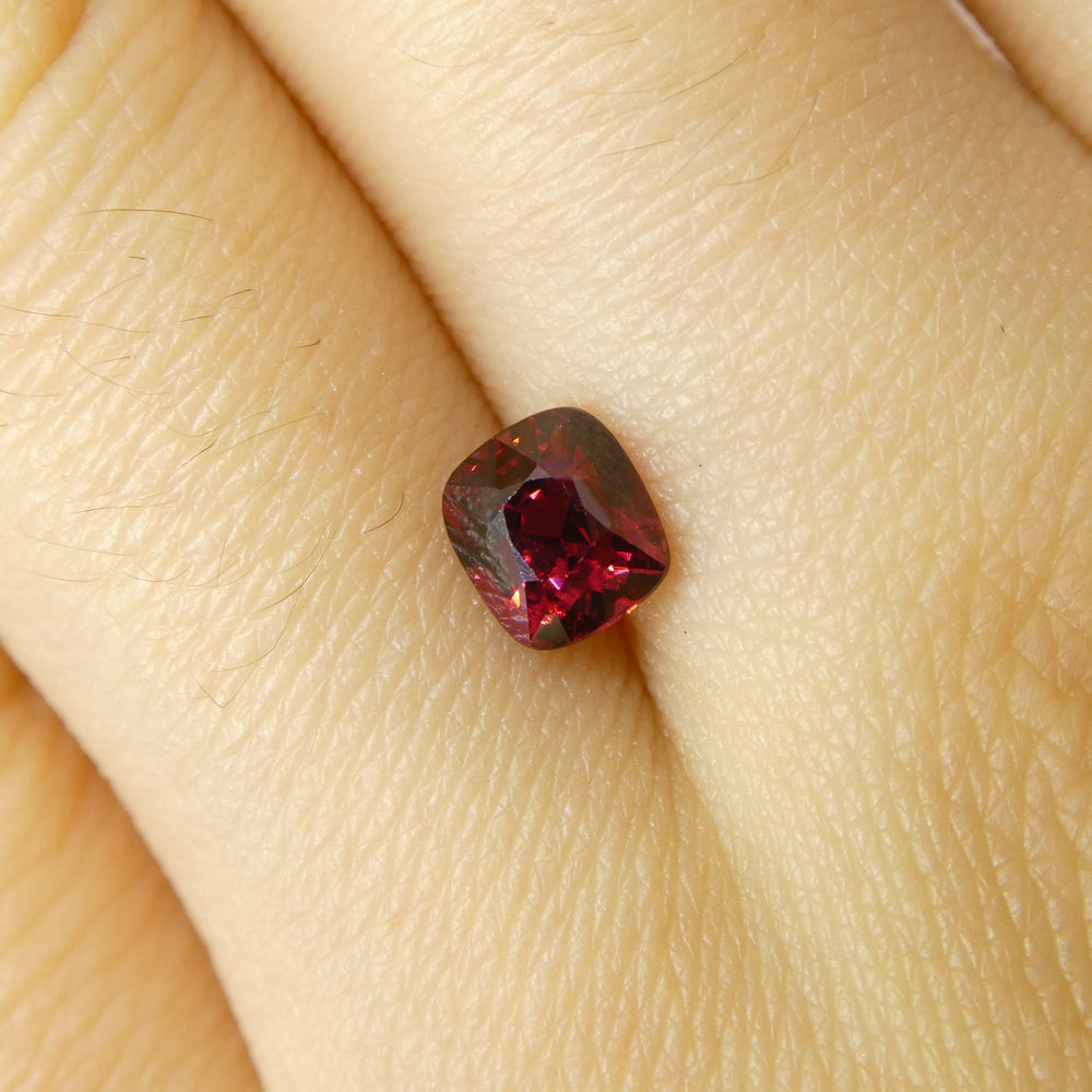 0.9ct Cushion Red Jedi Spinel from Sri Lanka - Skyjems Wholesale Gemstones