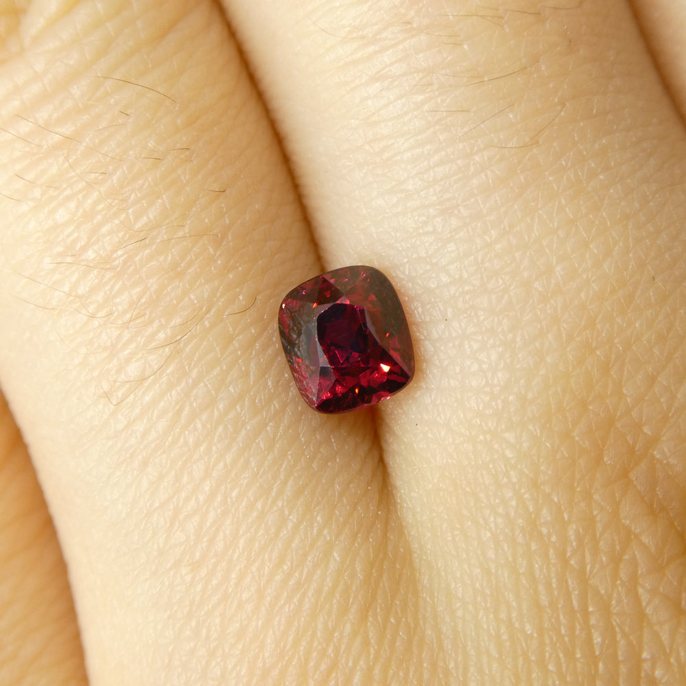 0.9ct Cushion Red Jedi Spinel from Sri Lanka - Skyjems Wholesale Gemstones