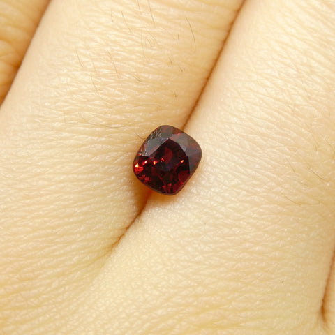 0.82ct Cushion Red Jedi Spinel from Sri Lanka