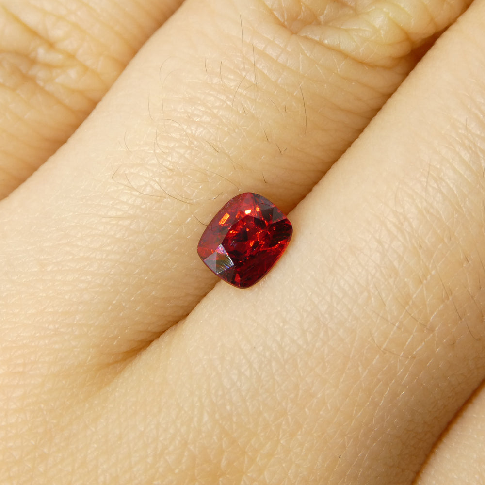 0.67ct Cushion Red Jedi Spinel from Sri Lanka - Skyjems Wholesale Gemstones