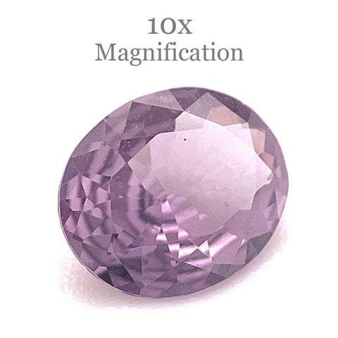 0.68ct Oval Lavender Purple Spinel from Sri Lanka Unheated