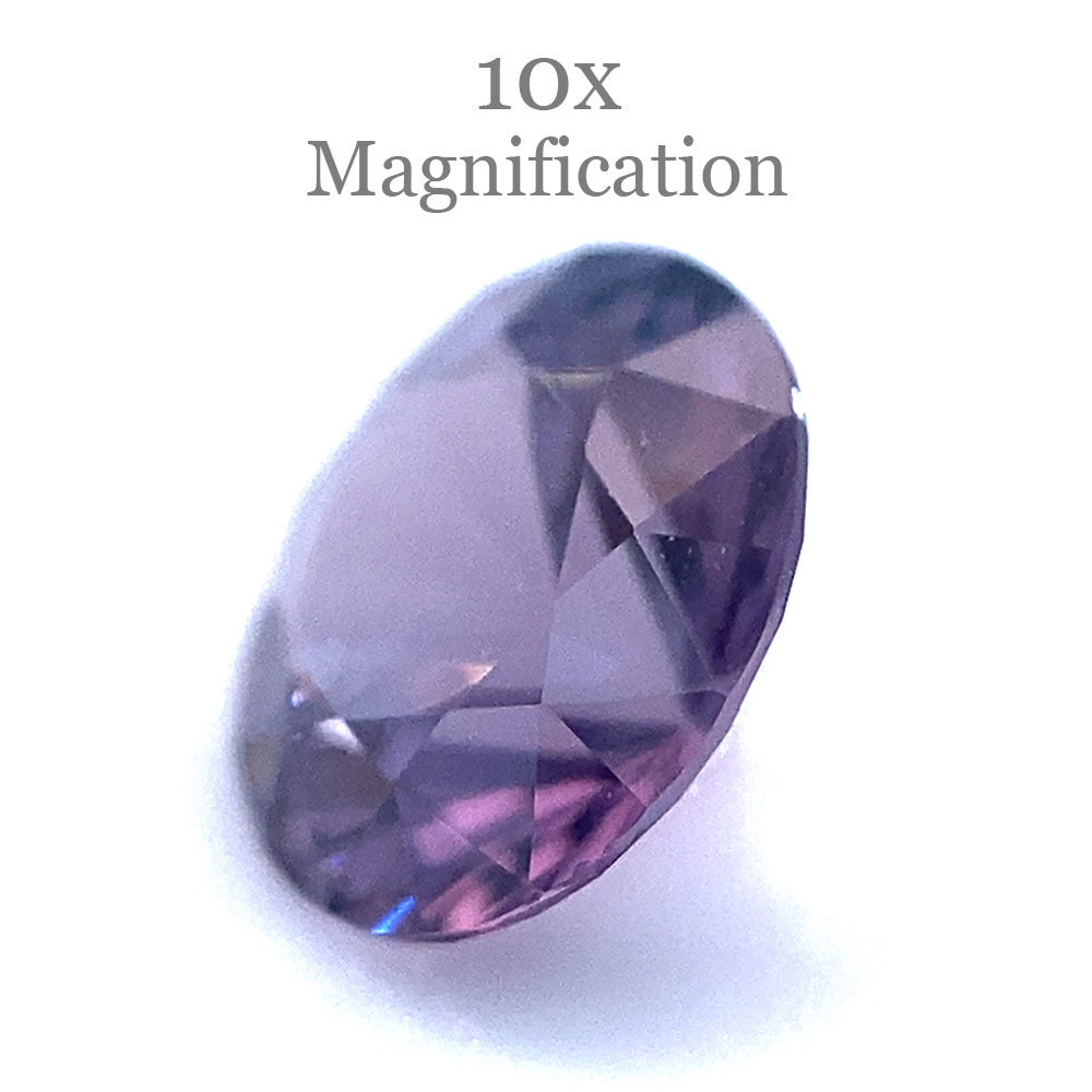 0.92ct Round Violet Spinel from Tanzania, Mixed Cut Gemstone by SkyJems - Rare Purple Gem for Fine Jewelry