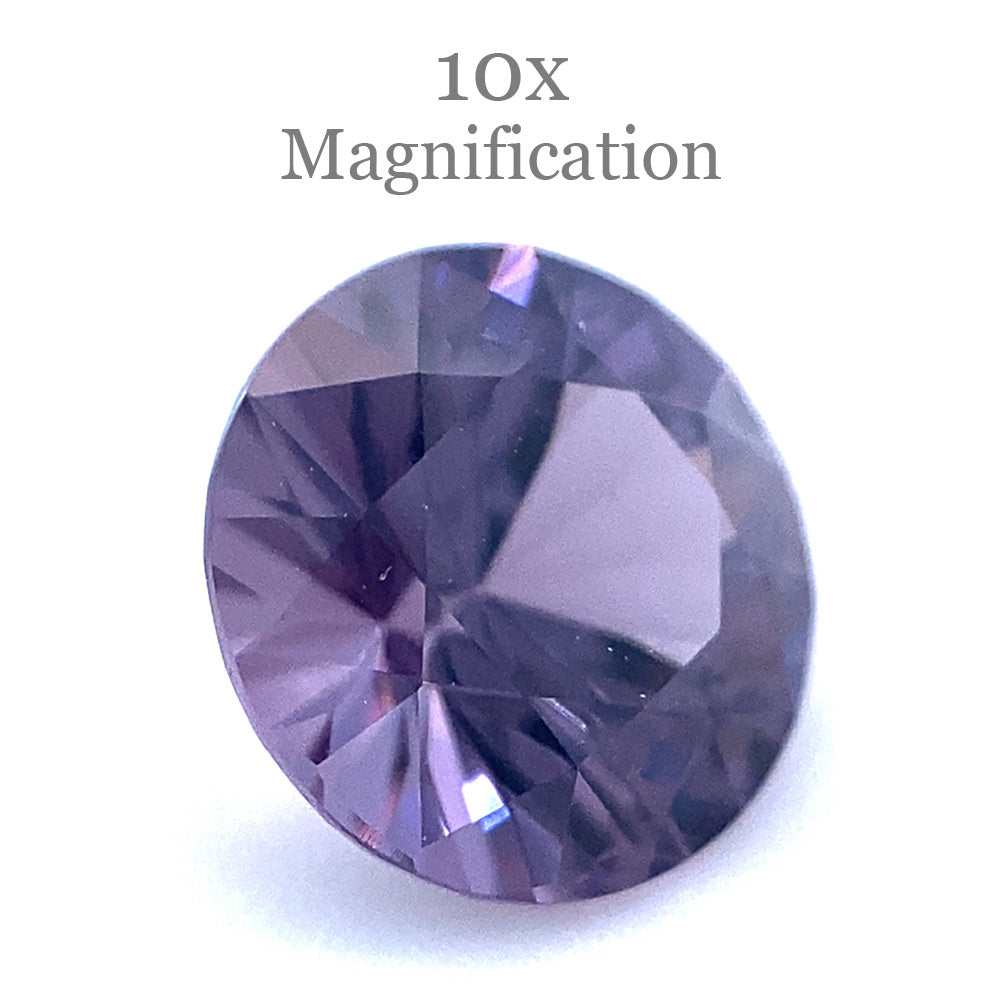 0.92ct Round Violet Spinel from Tanzania, Mixed Cut Gemstone by SkyJems - Rare Purple Gem for Fine Jewelry