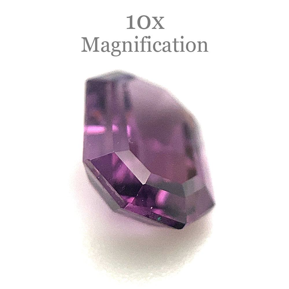 2.1ct Octagonal/Emerald Cut Purple Spinel from Sri Lanka Unheated - Skyjems Wholesale Gemstones