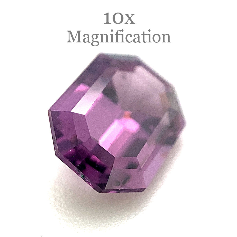 2.1ct Octagonal/Emerald Cut Purple Spinel from Sri Lanka Unheated - Skyjems Wholesale Gemstones