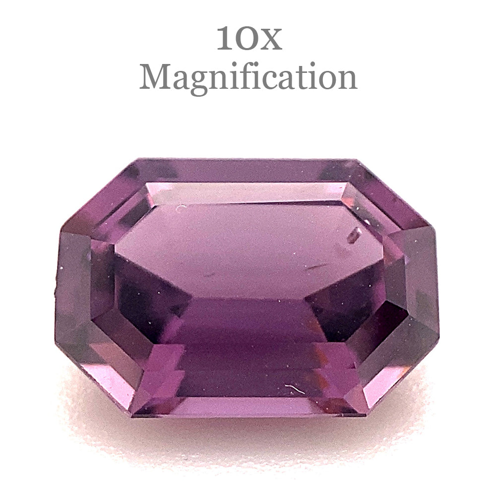 2.1ct Octagonal/Emerald Cut Purple Spinel from Sri Lanka Unheated - Skyjems Wholesale Gemstones