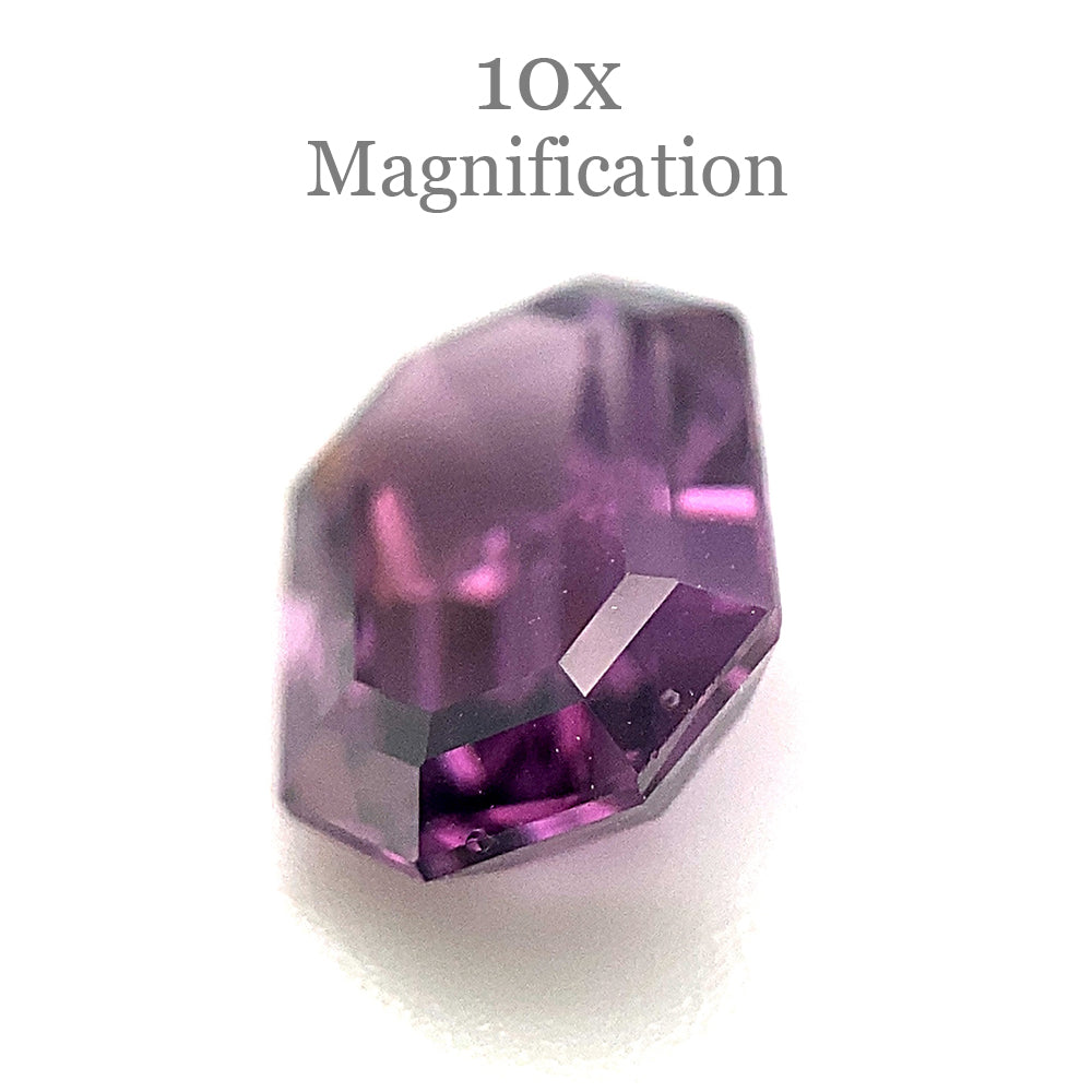 2.1ct Octagonal/Emerald Cut Purple Spinel from Sri Lanka Unheated - Skyjems Wholesale Gemstones