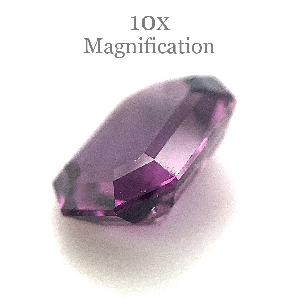 2.1ct Octagonal/Emerald Cut Purple Spinel from Sri Lanka Unheated - Skyjems Wholesale Gemstones