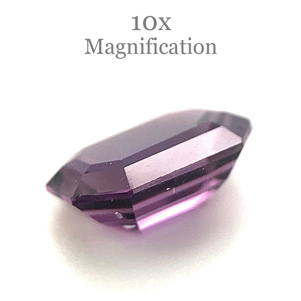 2.1ct Octagonal/Emerald Cut Purple Spinel from Sri Lanka Unheated - Skyjems Wholesale Gemstones