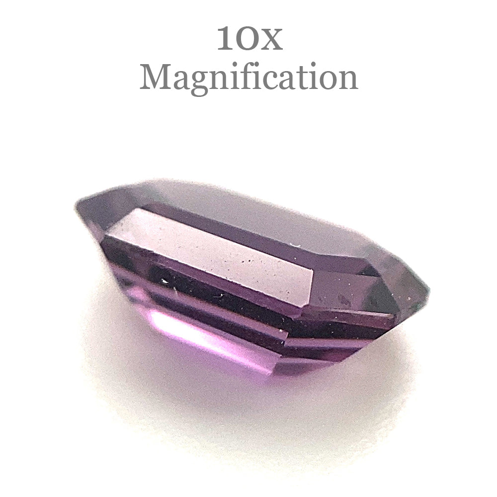 2.1ct Octagonal/Emerald Cut Purple Spinel from Sri Lanka Unheated - Skyjems Wholesale Gemstones