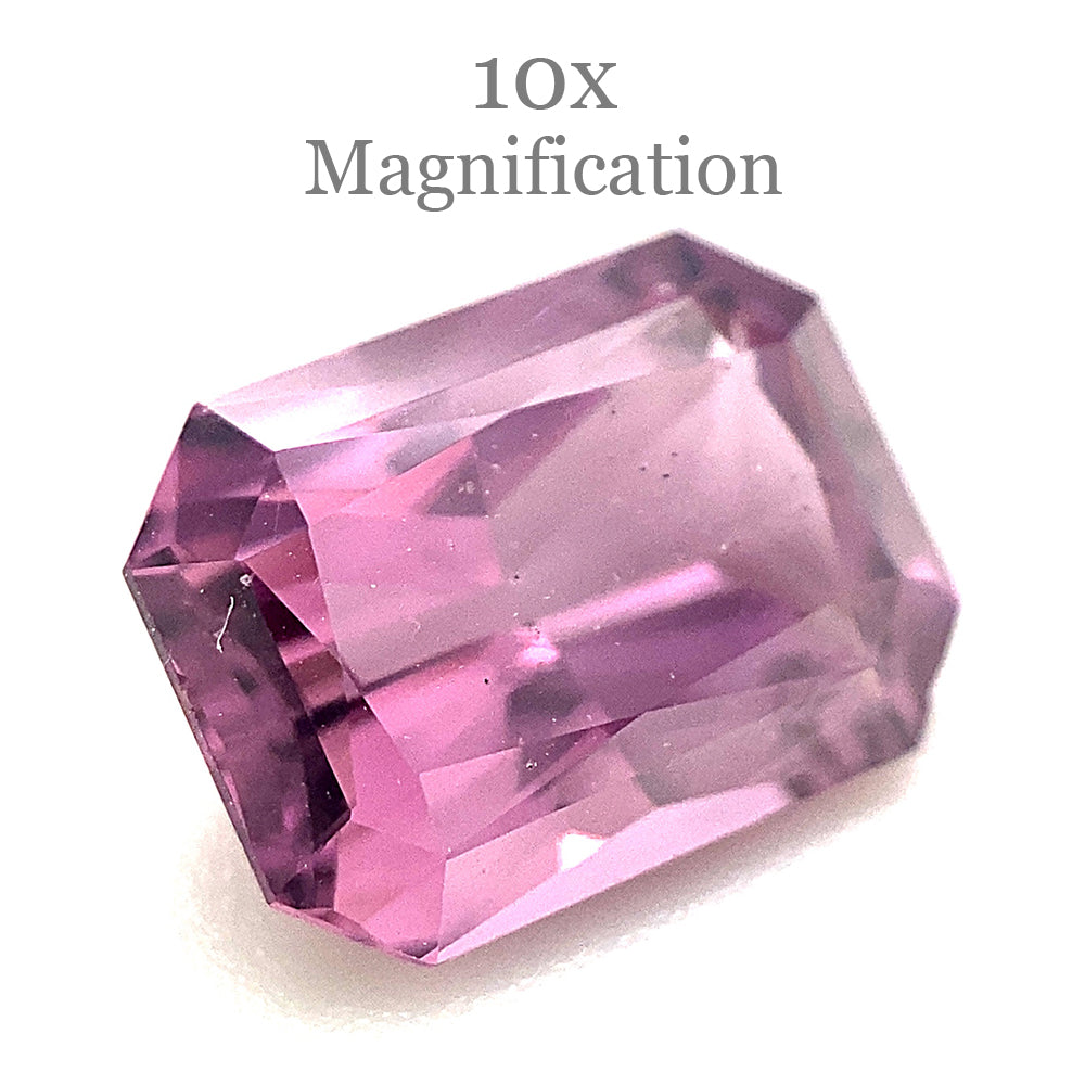 2.45ct Octagonal/Emerald Cut Purple Spinel from Sri Lanka Unheated - Skyjems Wholesale Gemstones