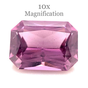 2.45ct Octagonal/Emerald Cut Purple Spinel from Sri Lanka Unheated - Skyjems Wholesale Gemstones