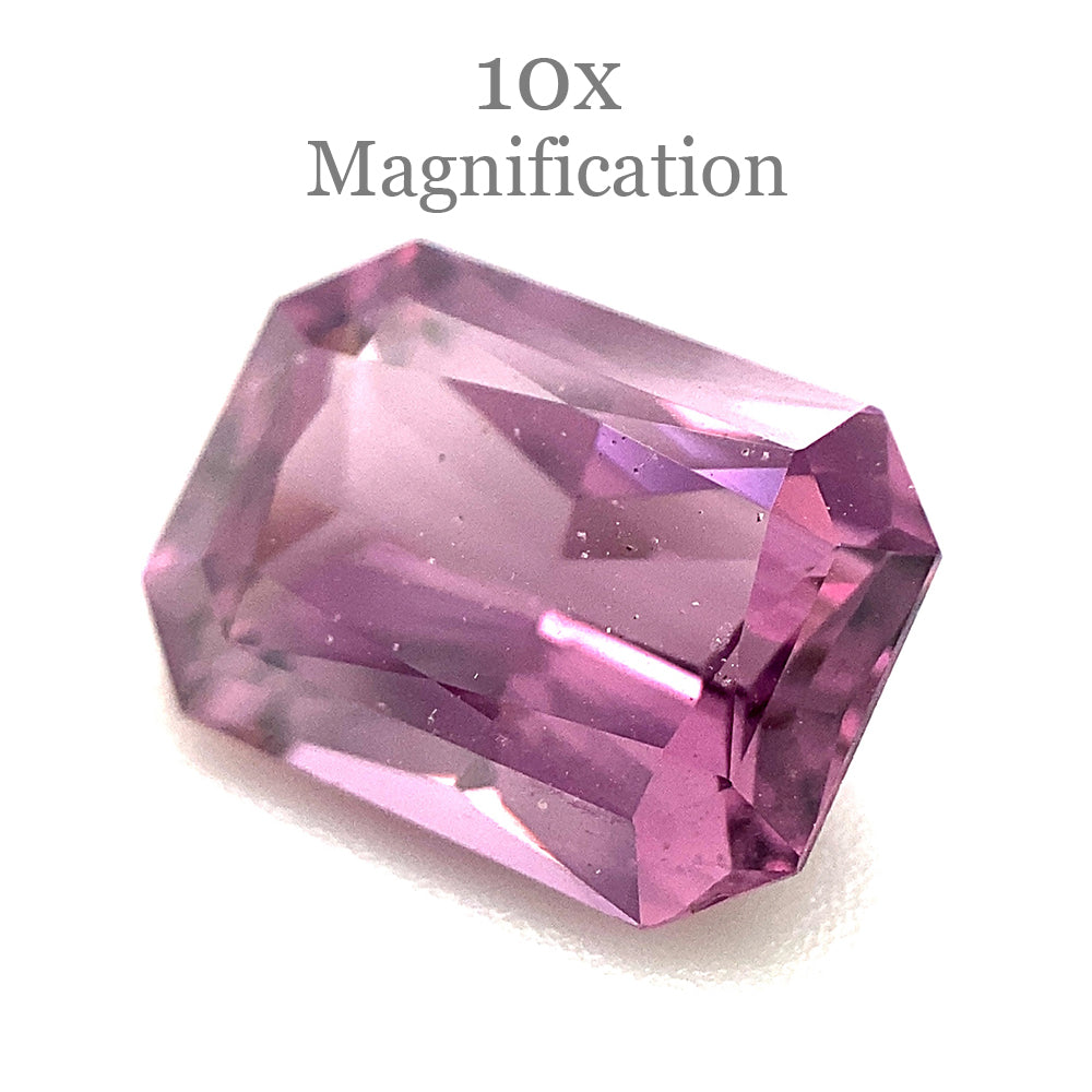 2.45ct Octagonal/Emerald Cut Purple Spinel from Sri Lanka Unheated - Skyjems Wholesale Gemstones