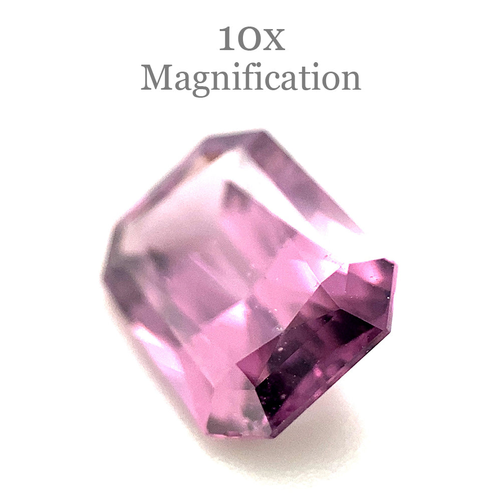 2.45ct Octagonal/Emerald Cut Purple Spinel from Sri Lanka Unheated - Skyjems Wholesale Gemstones