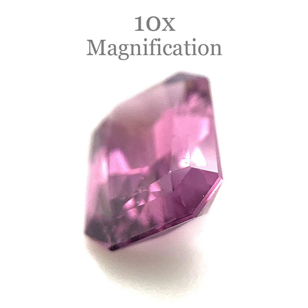 2.45ct Octagonal/Emerald Cut Purple Spinel from Sri Lanka Unheated - Skyjems Wholesale Gemstones