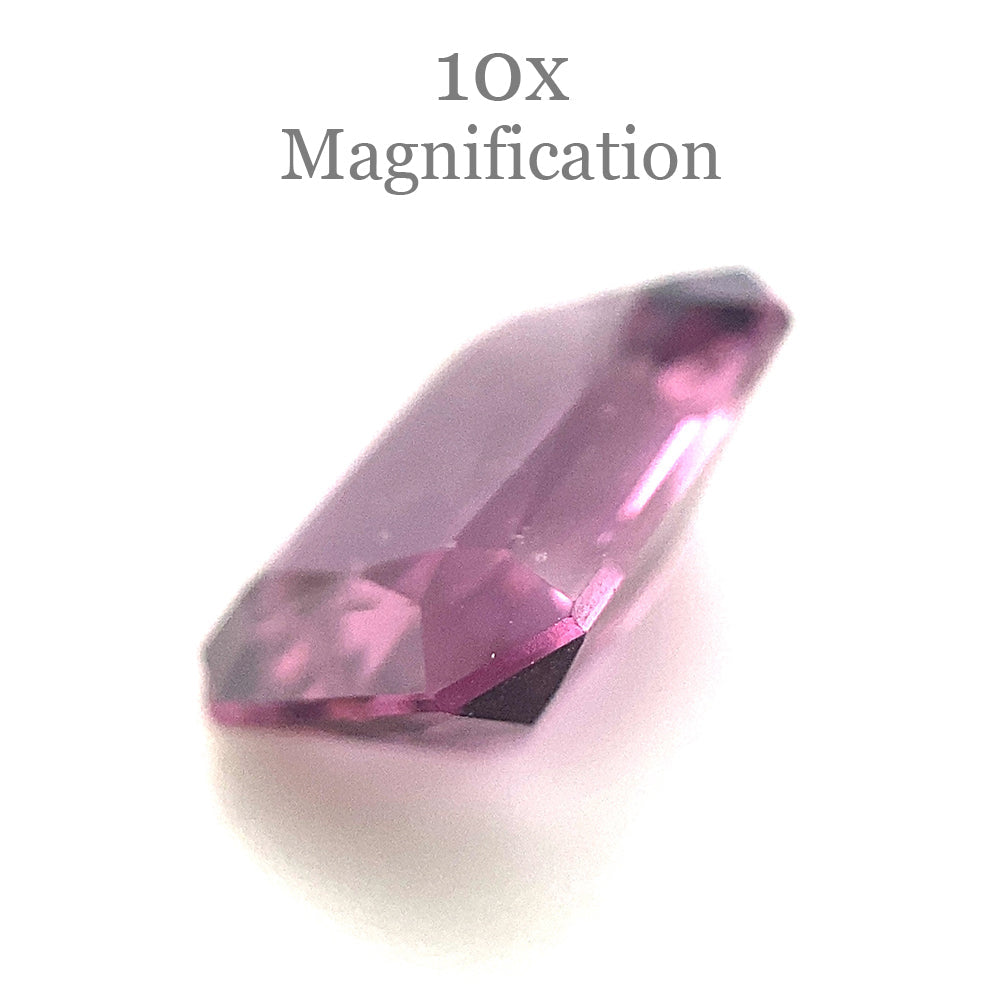 2.45ct Octagonal/Emerald Cut Purple Spinel from Sri Lanka Unheated - Skyjems Wholesale Gemstones