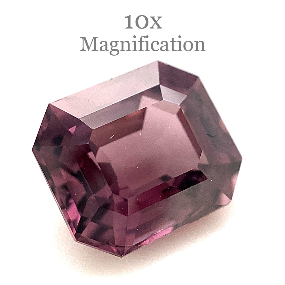 2.69ct Octagonal/Emerald Cut Purple Spinel from Sri Lanka Unheated - Skyjems Wholesale Gemstones