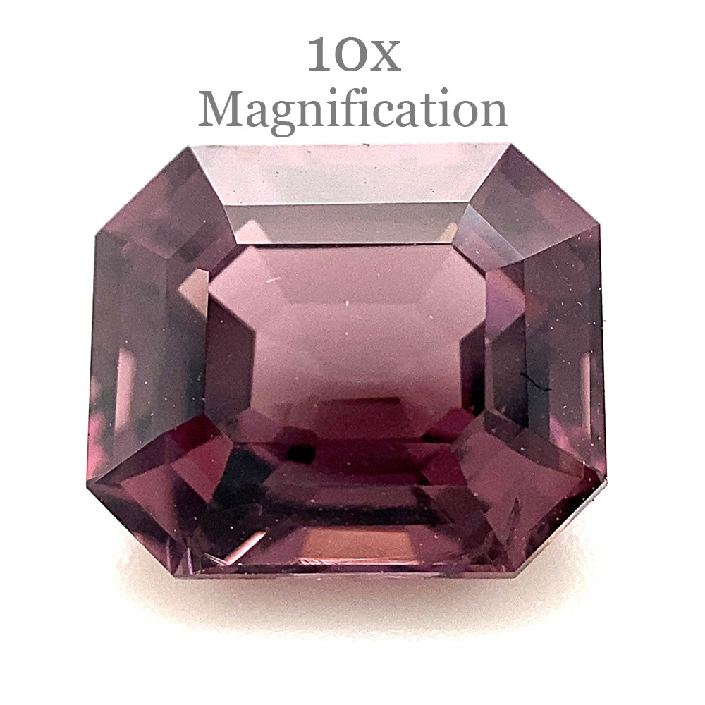 2.69ct Octagonal/Emerald Cut Purple Spinel from Sri Lanka Unheated - Skyjems Wholesale Gemstones