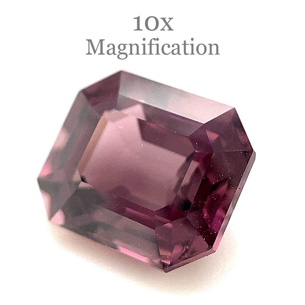 2.69ct Octagonal/Emerald Cut Purple Spinel from Sri Lanka Unheated - Skyjems Wholesale Gemstones