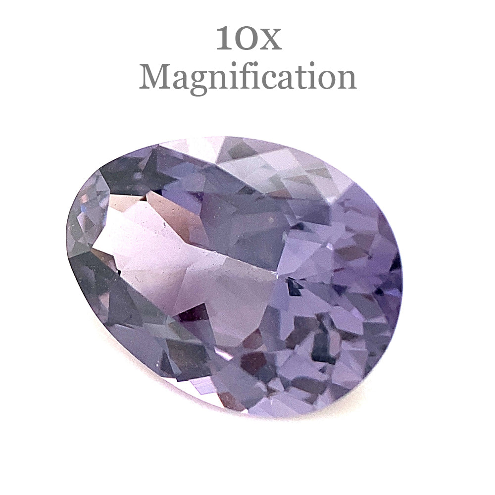 2.64ct Bluish Purple Pear Spinel from Sri Lanka, unheated natural gemstone by SkyJems Canadian gem specialists